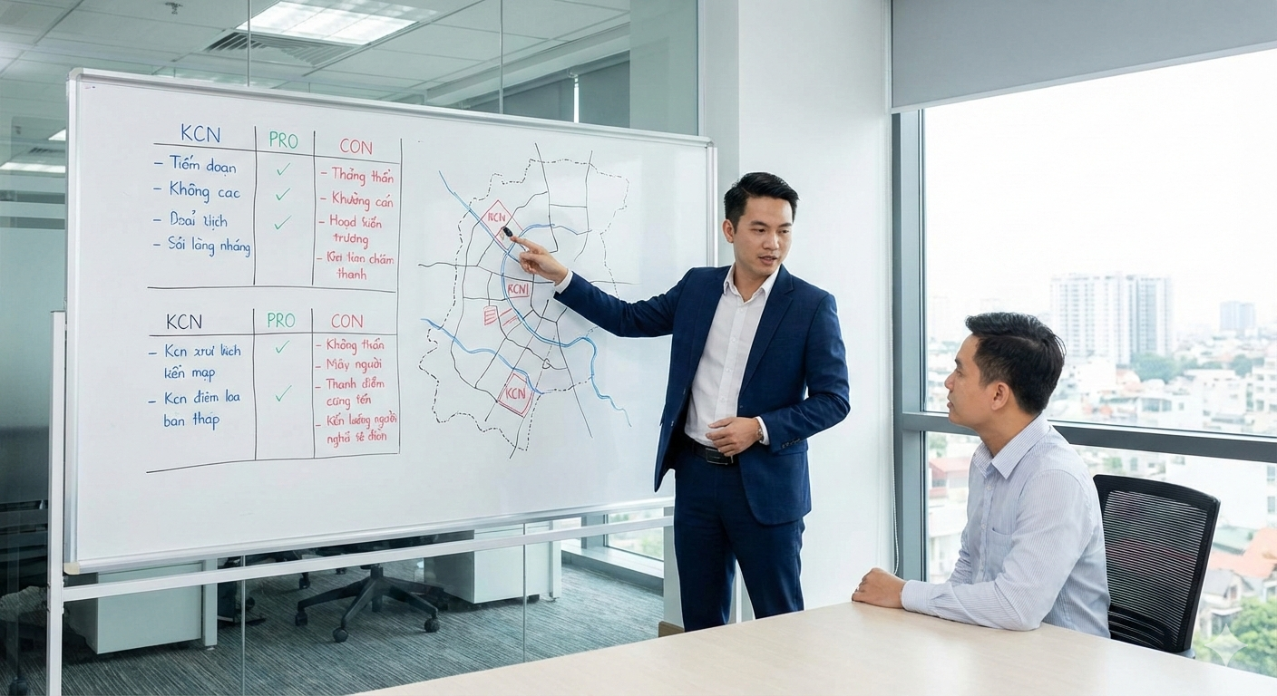 Consultant so sánh các KCN để tư vấn khách hàng